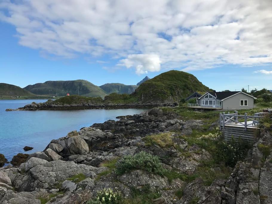 Hytte Ved Sjoen Napp Bagian luar foto