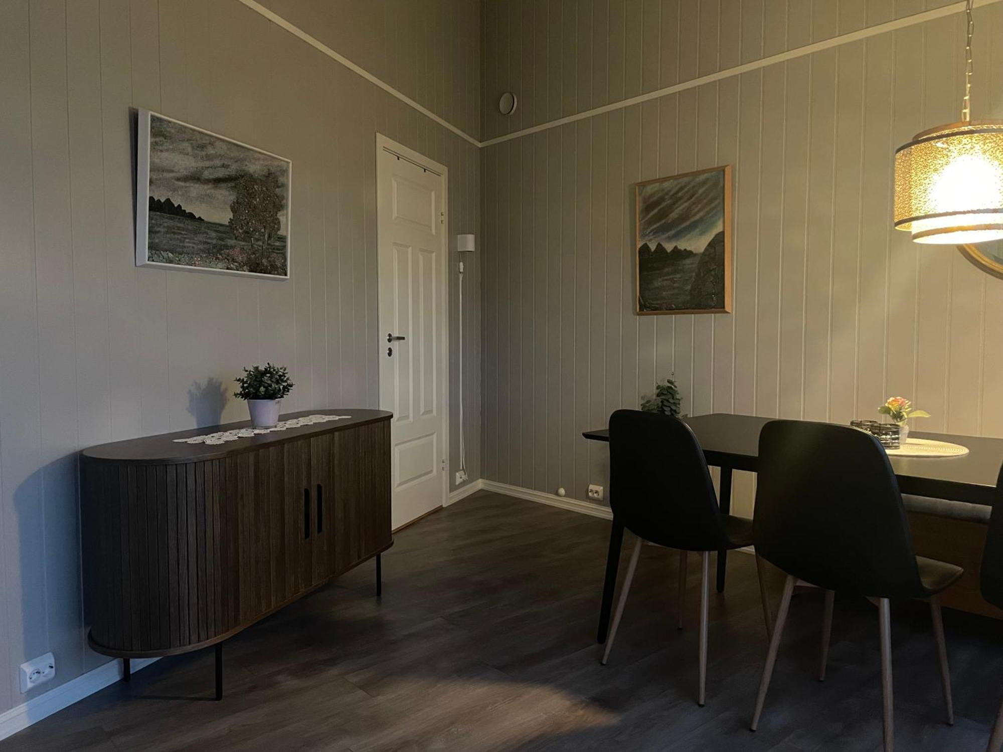 Hytte Ved Sjoen Napp Bagian luar foto